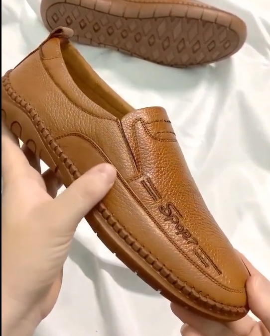 Xả Kho Giày Lười Da Bò Thật , Đế Cao Su Khâu Cực Bền , Bảo Hành Da, Đổi Size, Hot Trend
