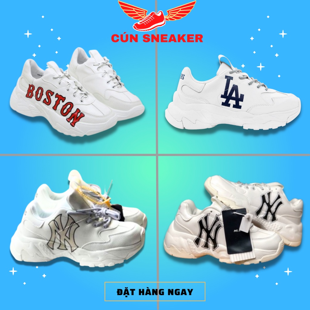 Giày thể thao MLB NY, LA, Boston chuẩn sc hàng đế tách Full Box