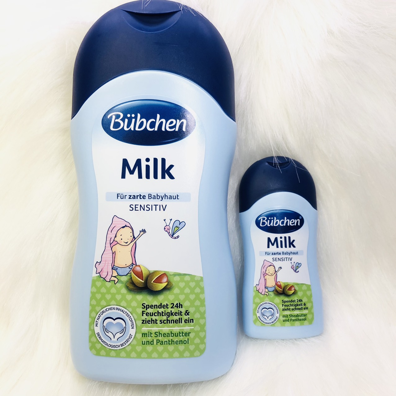 Dưỡng Body Baby Bubchen Pflege Milk Sensitiv 400ml (Kem Bôi Dưỡng Da Cho Bé)