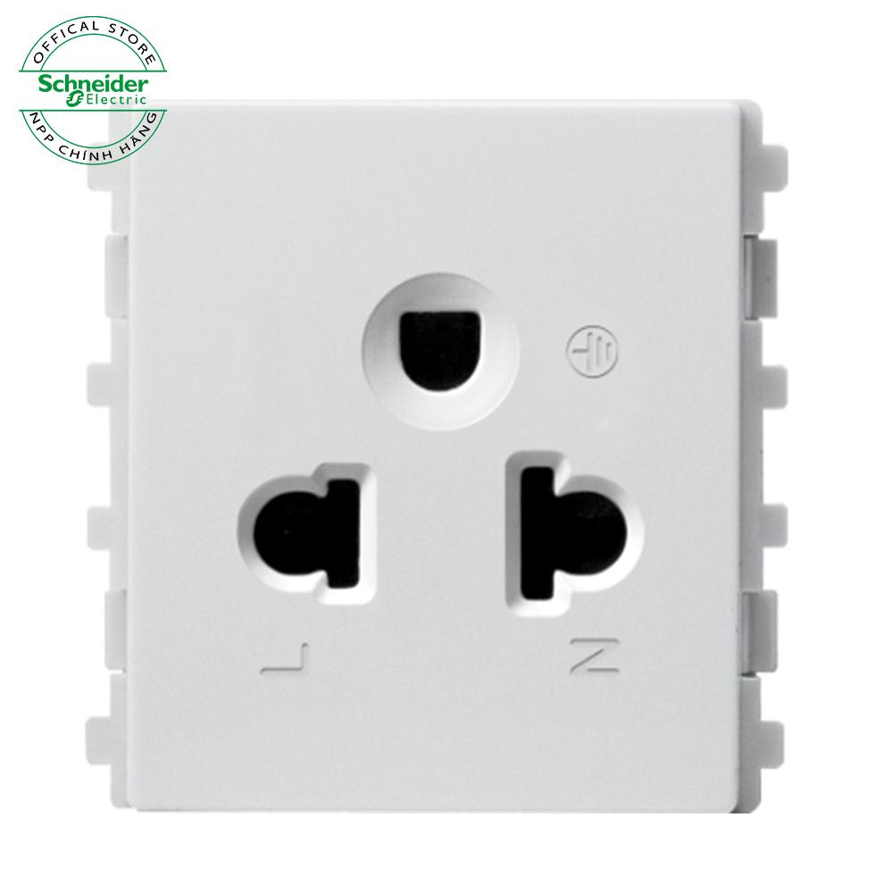 Ổ cắm đơn 3 chấu 16a, size 2s - dòng zencelo a - schneider electric