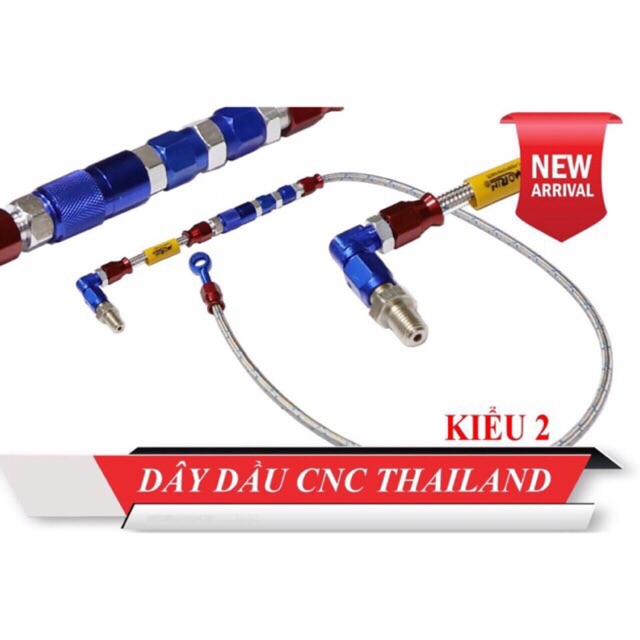 Dây dầu morin 90 độ đầu cnc thái lan sử dụng được nhiều dòng xe