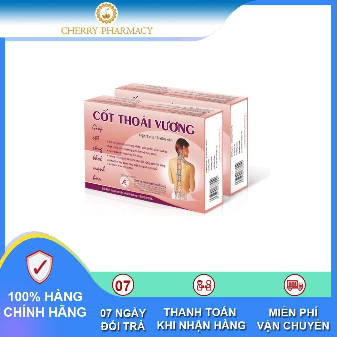 Viên uống cốt thoái vương giảm đau nhức xương khớp hộp 30 viên - Cherry Pharmacy