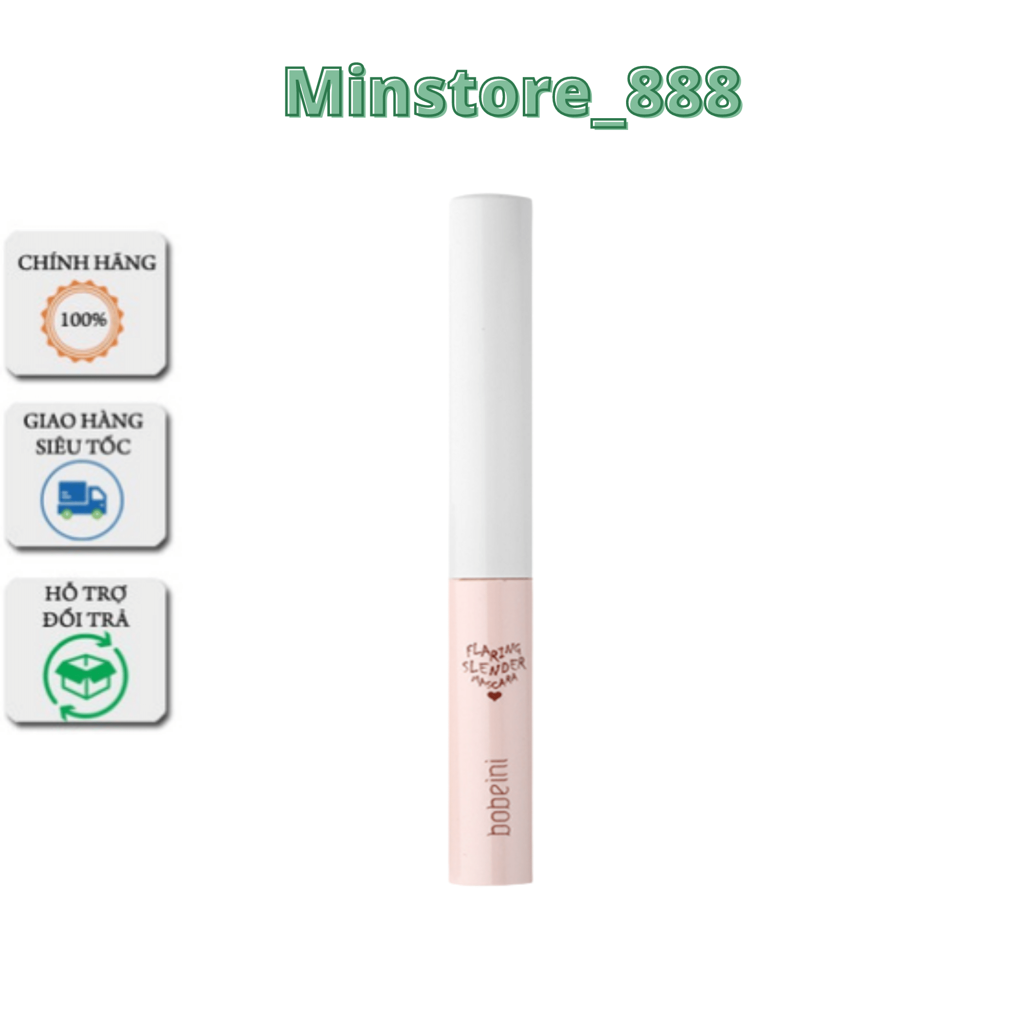 Mascara Siêu Mảnh Tơi Mi Bobeini Skinny Microcara Vỏ Hồng