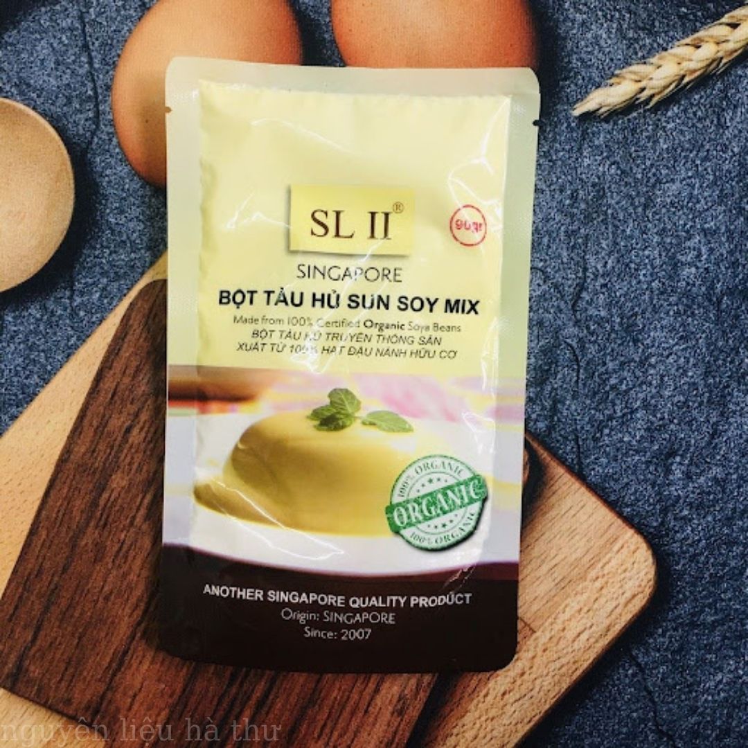 Bột tàu hủ Singapore Sun Soy Mix gói 90g - tàu hủ singapore, bột hòa tan, bột đậu