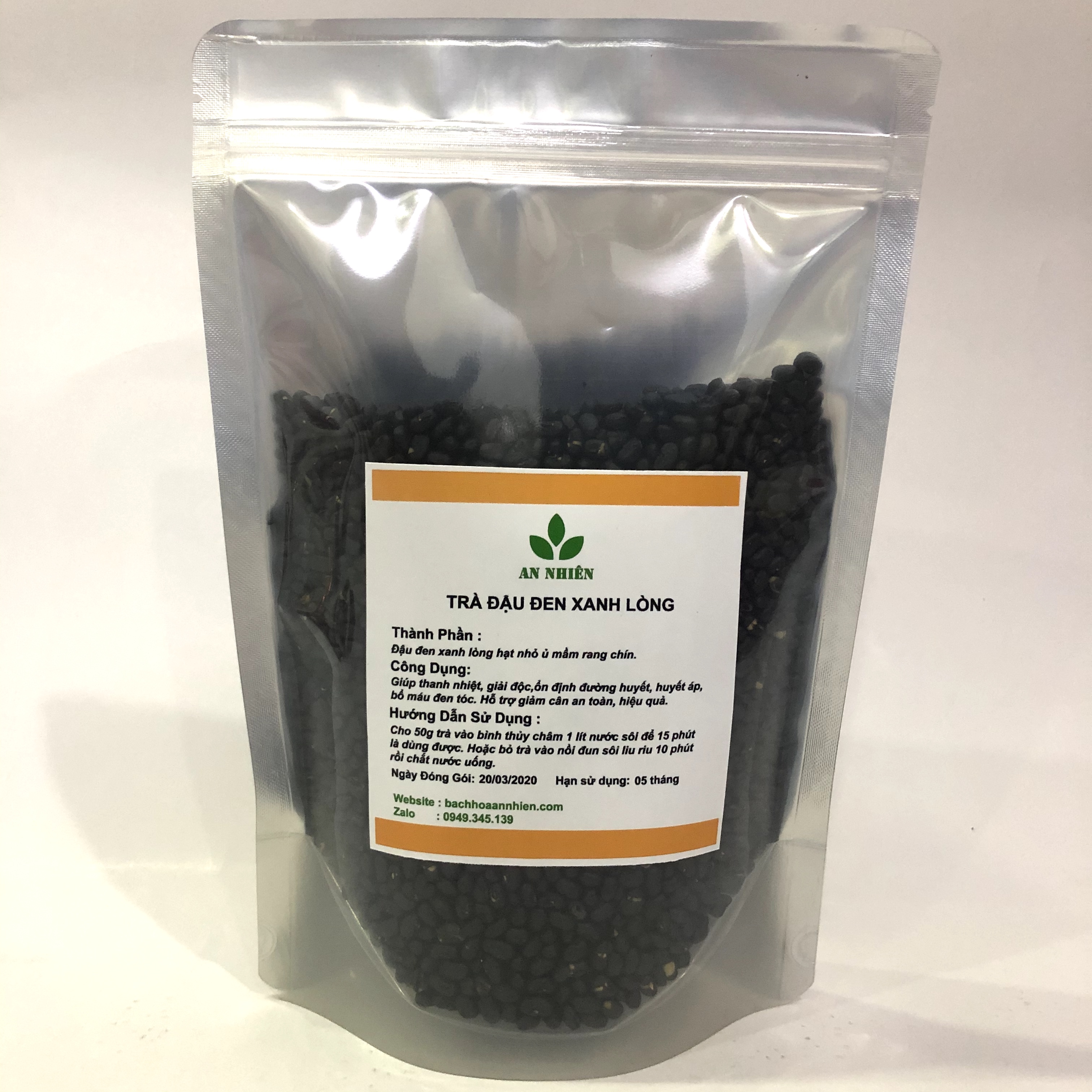 Trà đậu đen xanh lòng an nhiên 500g