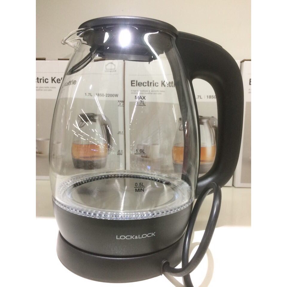 Ấm siêu tốc thủy tinh Lock&Lock EJK432 1.7L