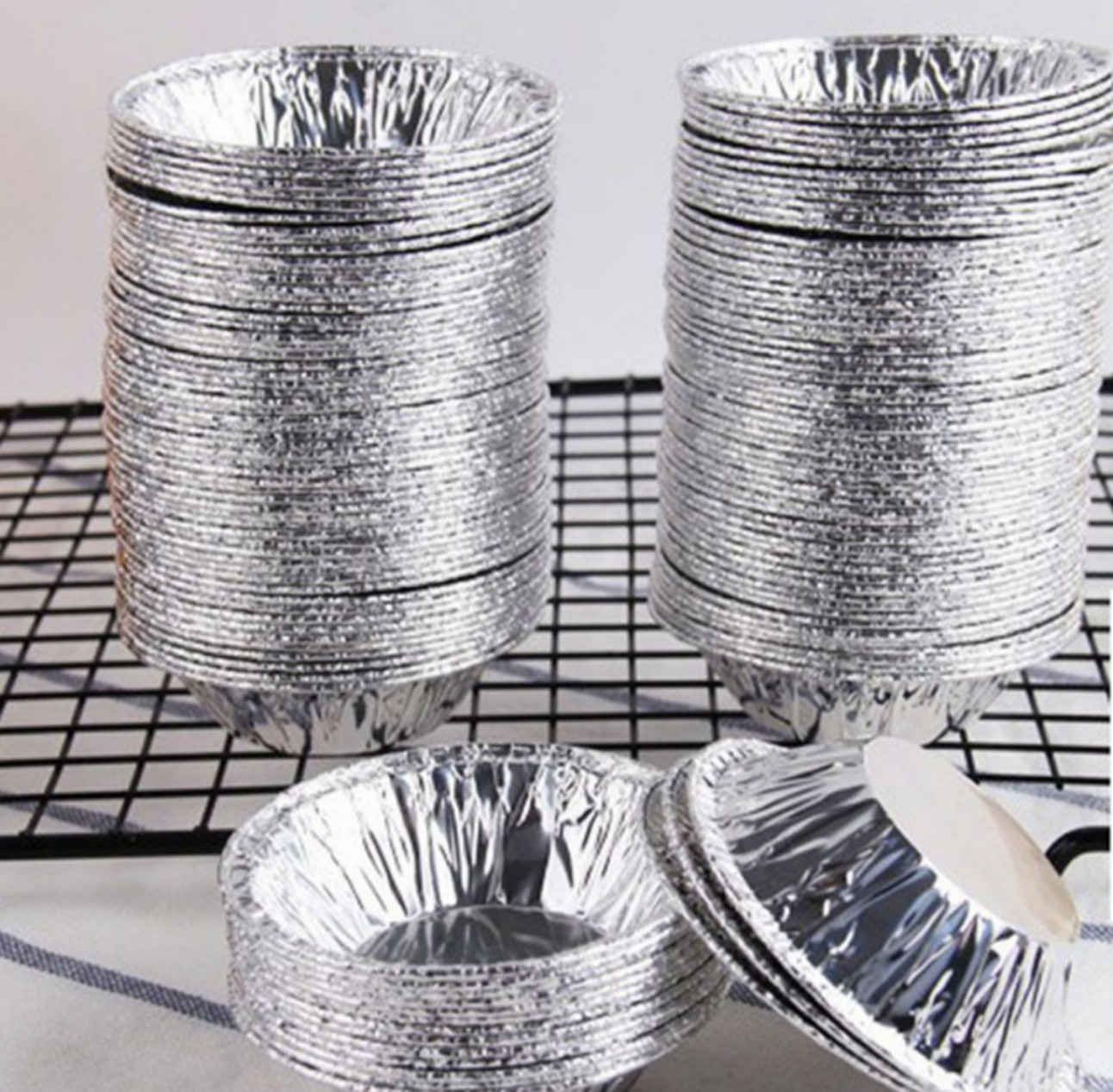 Combo 100 chén nướng giấy bạc, nướng đồ ăn, nướng bánh tiện lợi