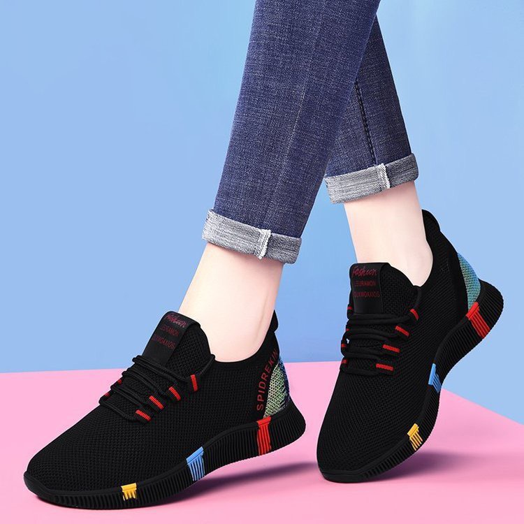 Giày bata nữ , Giày thể thao nữ giá rẻ đen vẩy màu cực rẻ