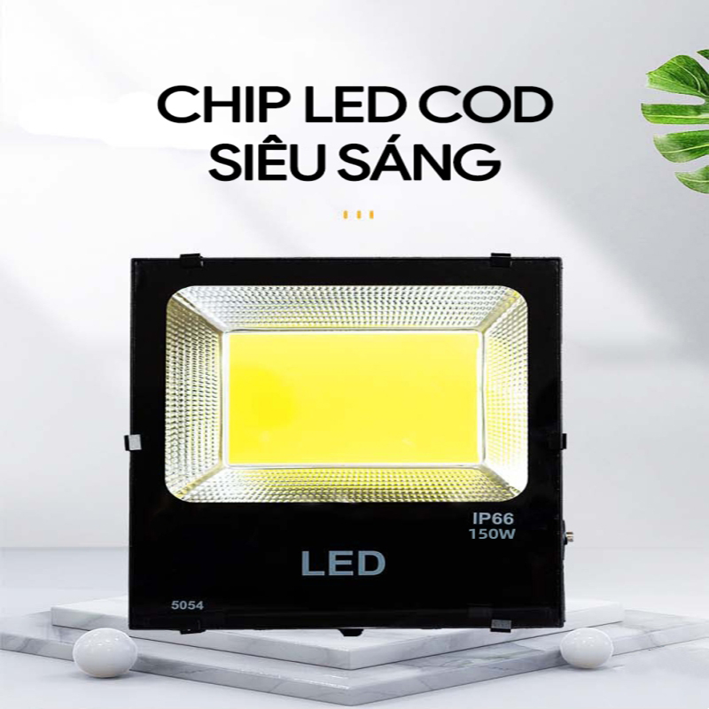 Đèn pha led đủ công suất 50w 100w 200w 300w cob 5054 đủ công suất chiếu sáng biển quảng cáo nhà xưởng sân bóng