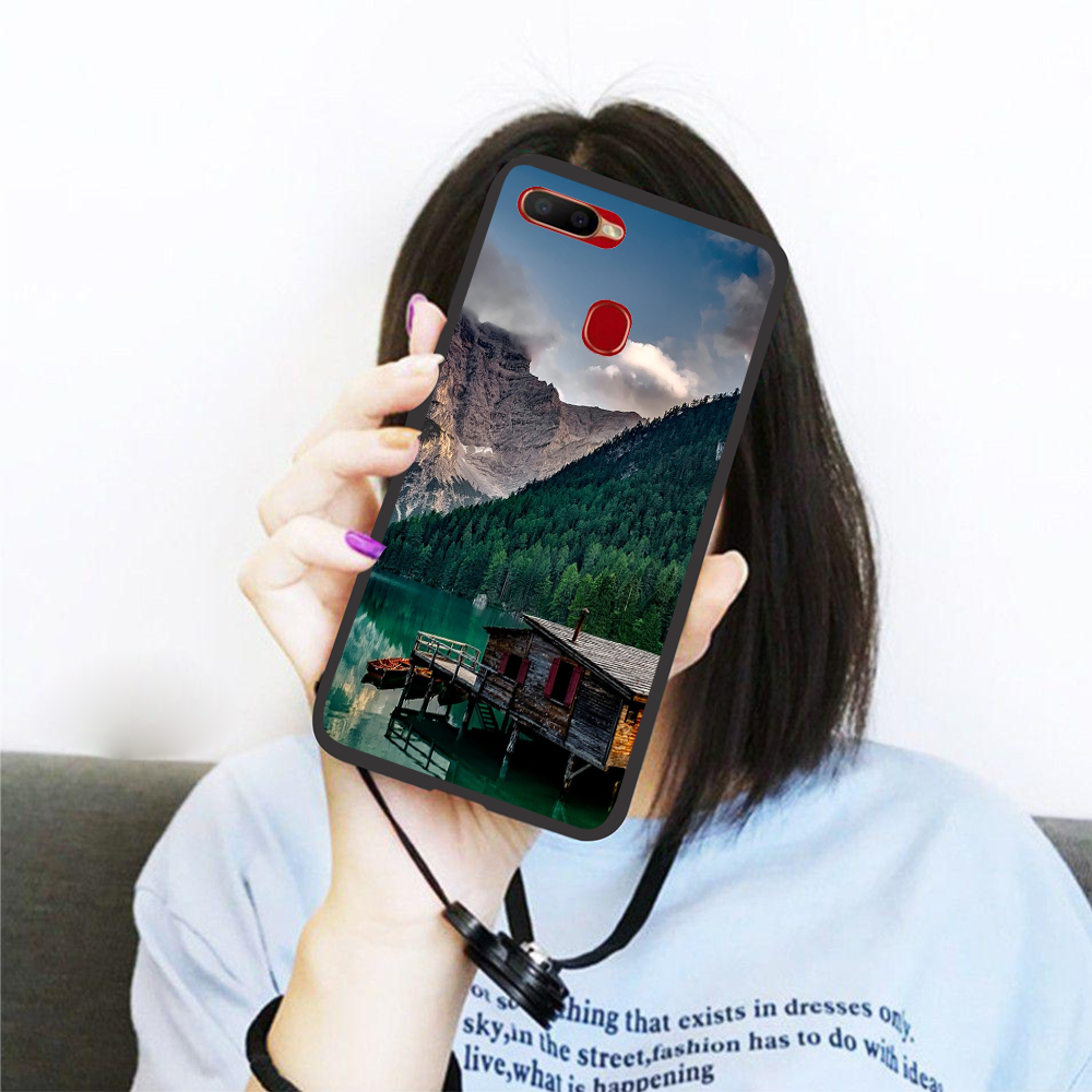 [HCM]Ốp lưng iCase dành cho Oppo A5S viền dẻo TPU BST Phong Cảnh Thiên Nhiên - Các góc cạnh ôm sát bảo vệ an toàn cho điện thoại