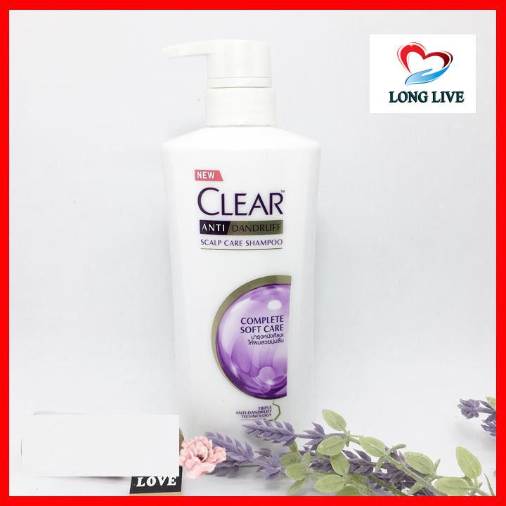 Dầu gội Clear chăm sóc toàn diện Complete Soft Care 480ml Thái Lan