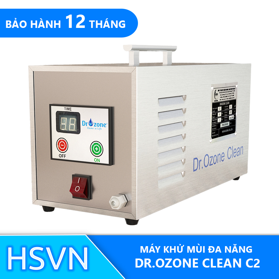 Máy Ozone khử trùng không khí, khử mùi DrOzone Clean C2