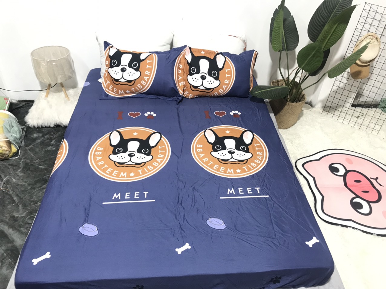 Bộ ga gối 3 món mã ch209