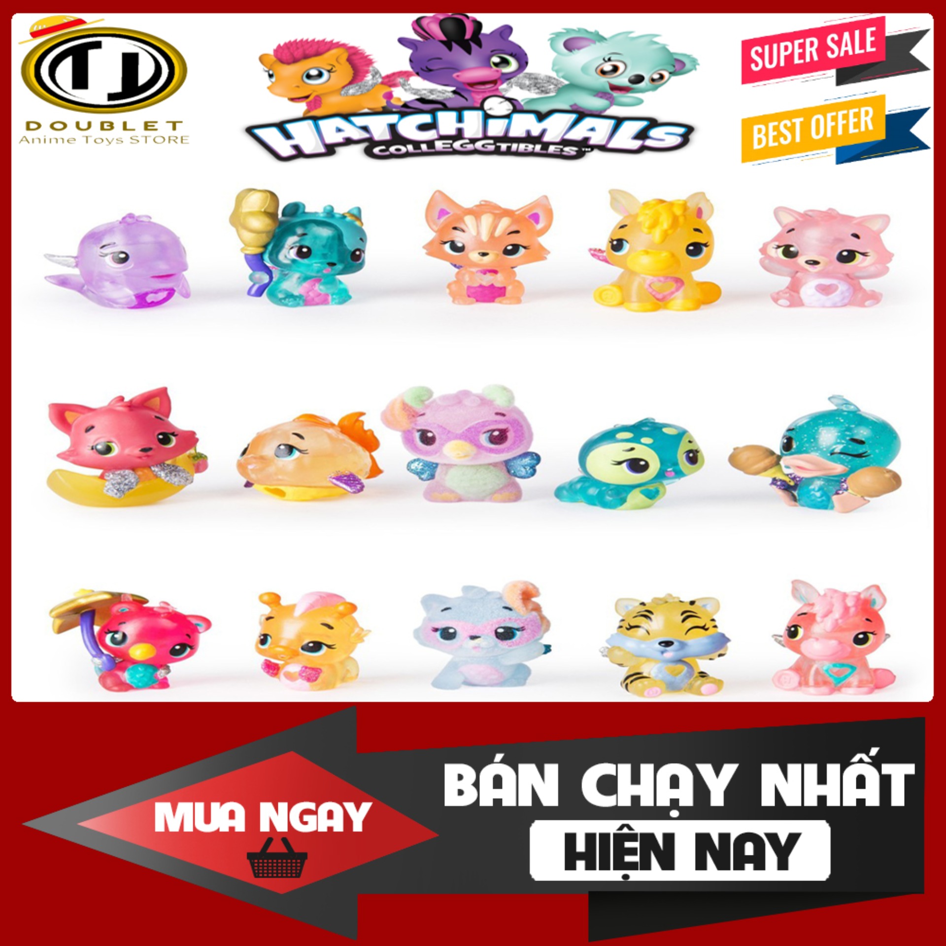 [HCM]BỘ 10 MÓN ĐỒ CHƠI THÚ HATCHIMAL LỰA SẴN KHÔNG TRÙNG NHAU HÀNG VNXK CHẤT LIỆU AN TOÀN THÚ HATCHIMAL MÓN QUÀ ĐỒ CHƠI CHO BÉ CƠN SỐT MÓN HÀNG HOT NHẤT HIỆN NAY