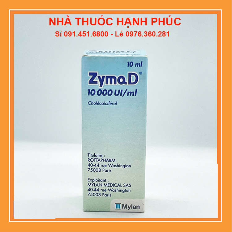Zyma d 10000ui/ml của pháp - bổ sung vitamin d cho bé