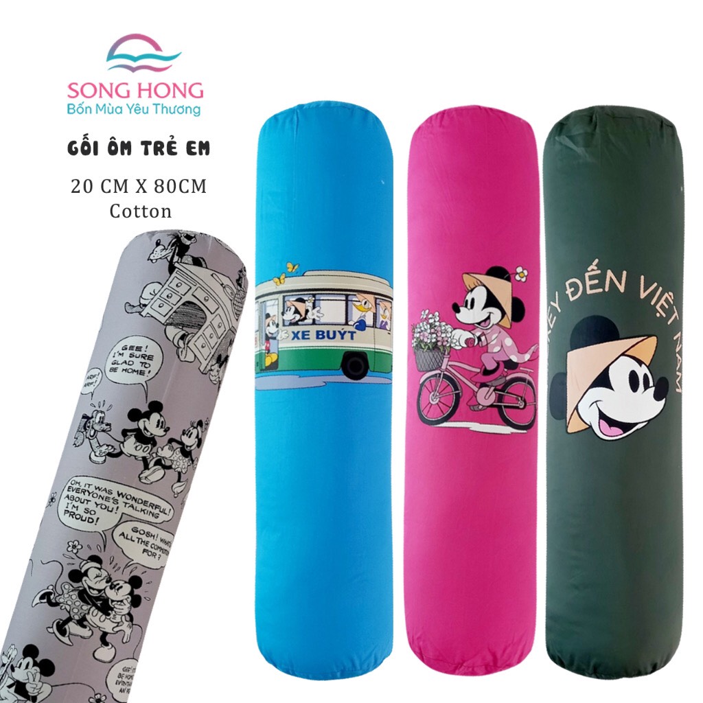 Gối ôm trẻ em sông hồng 20x80cm