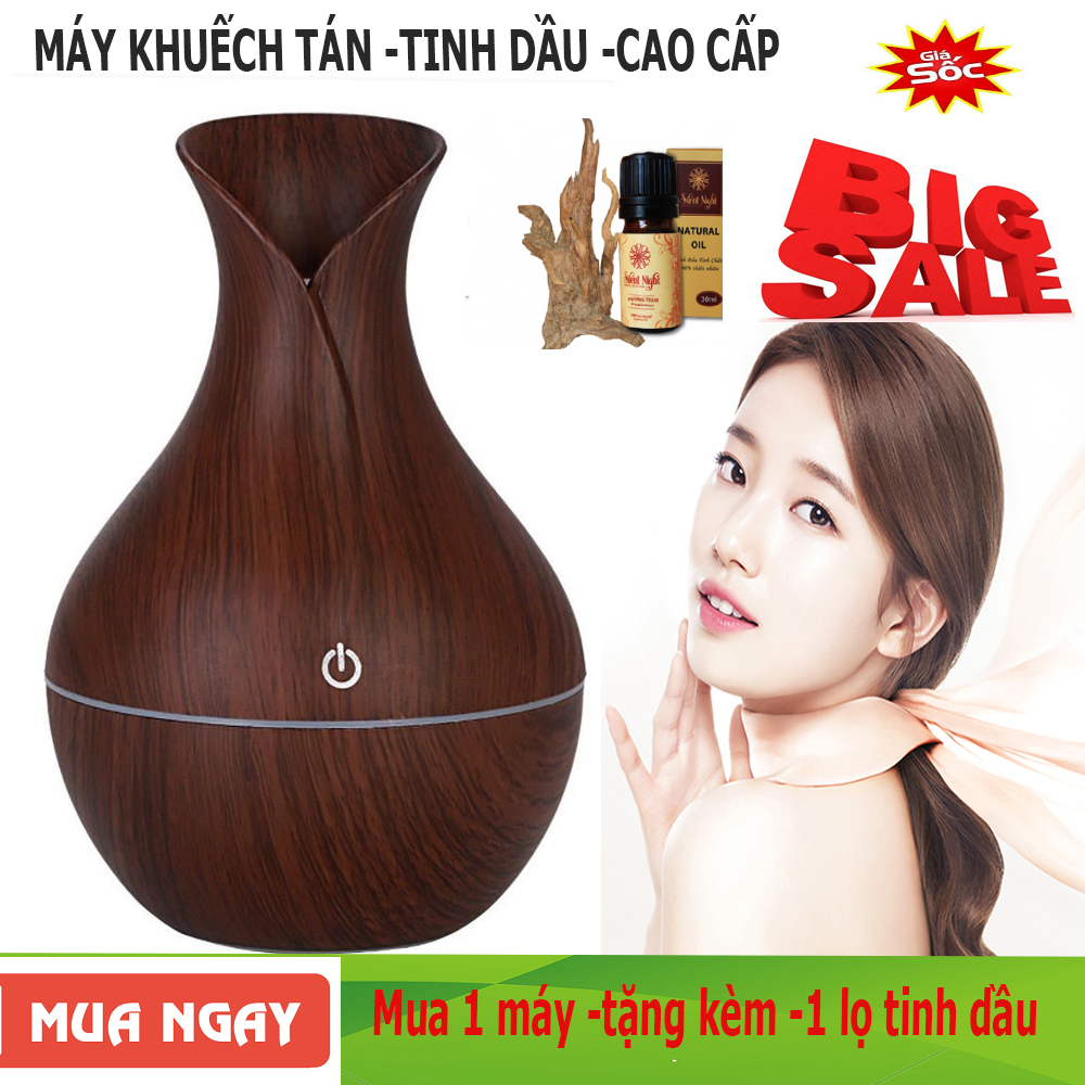 Máy Khuếch Tinh Dầu,Đèn Khuếch Tán Tinh Dầu,Máy Phun Sương Tinh Dầu. Máy gồm 3 tính năng: Làm mát, phun sương và tạo độ ẩm; Hoạt động không có tiếng ồn, êm ái. TRỢ GIÁ KHỦNG TRONG HÔM NAY-MUA NGAY!!!TẶNG 01 LỌ TINH DẦU!!