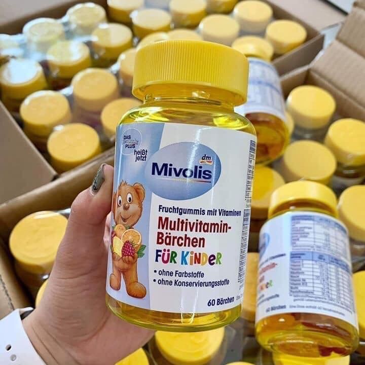 Kem Gum Gấu Vitamin Ăn Ngon - Kẹo Gấu Multivitamins Mivolis Đức