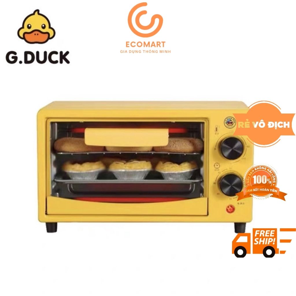Lò Nướng Đa Năng/ Lò Vi Sóng Mini dung tích 12l, rã đông, nướng bánh Công Suất Lớn 650W