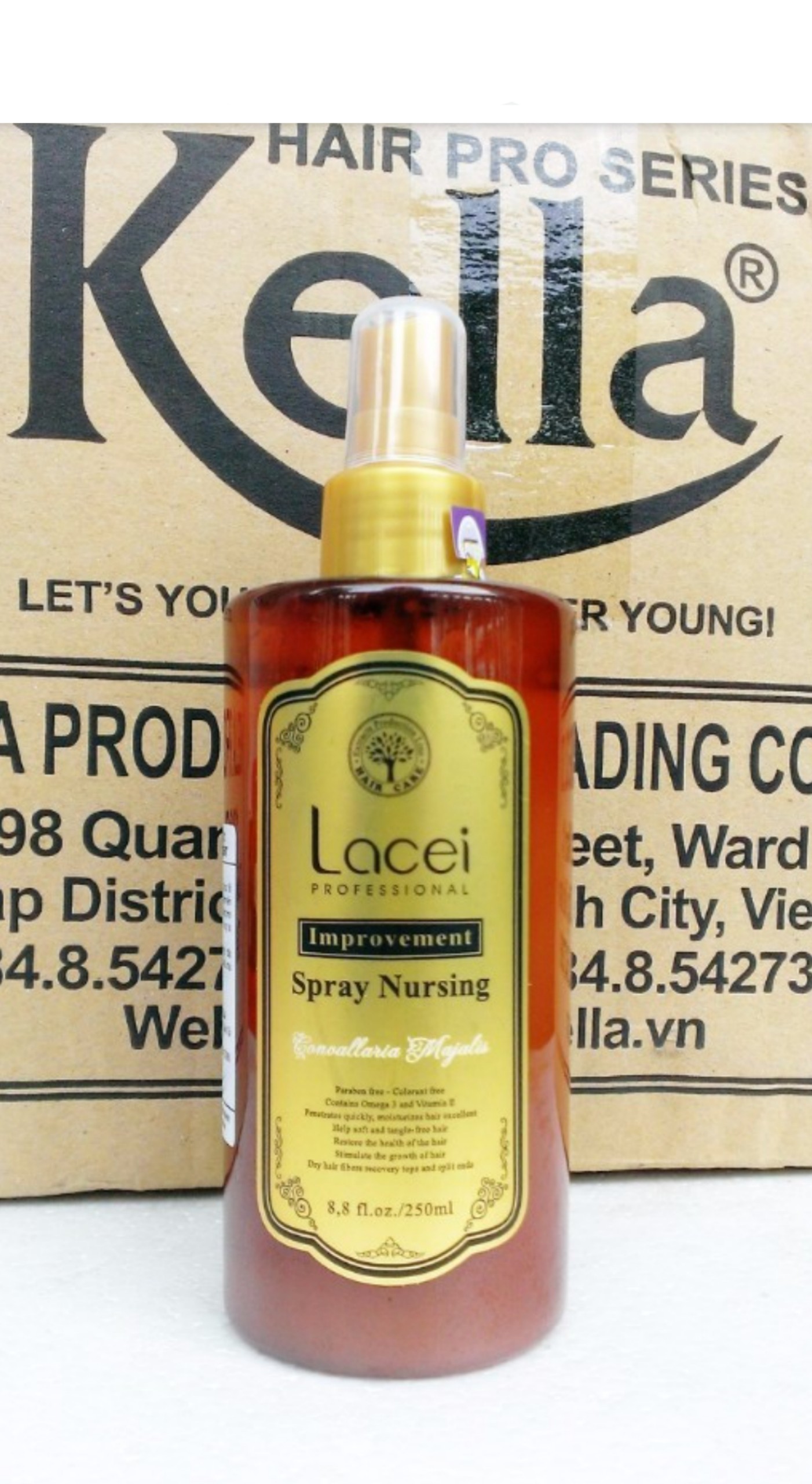 Sữa dưỡng tóc Lacei improvement Spray Nursing 250ml. cho tóc khô hư tổn