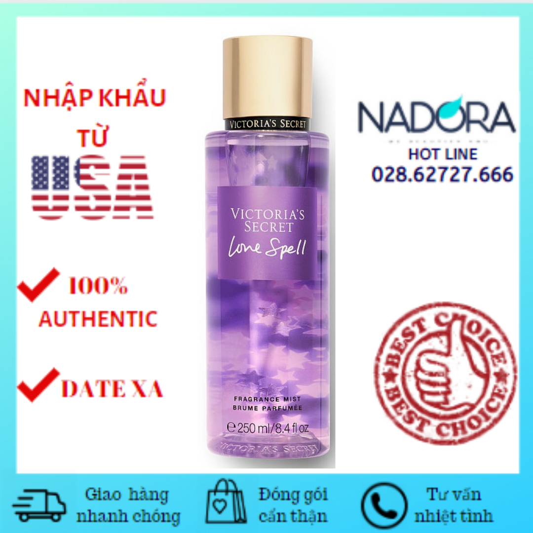 Xịt Thơm Toàn Thân Victoria's Secret - Love Spell Body Mist (250ml)