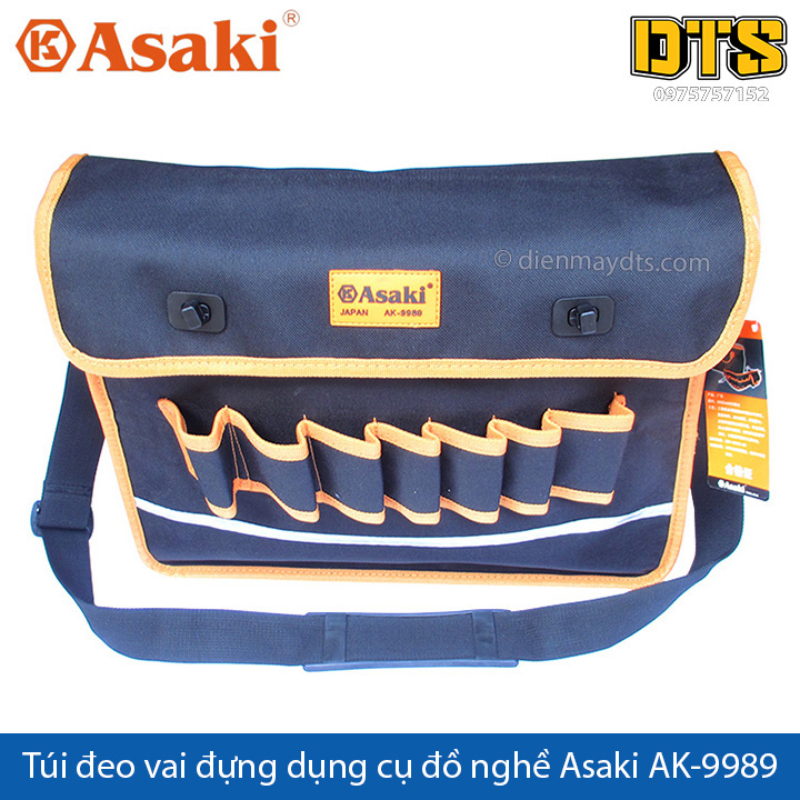 Túi đeo vai đựng dụng cụ đồ nghề Asaki AK-9989
