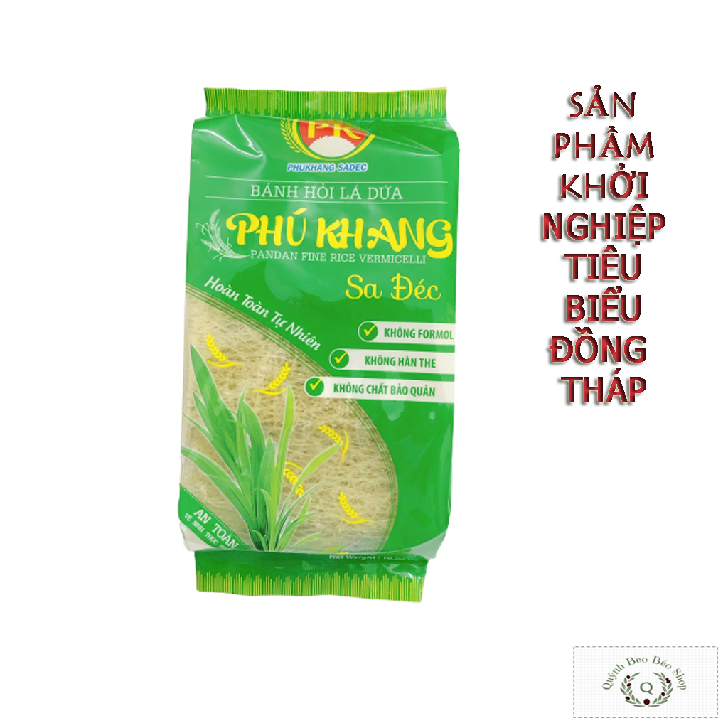 BÁNH HỎI LÁ DỨA (KHÔ) PHÚ KHANG- SA ĐÉC TÚI 300G