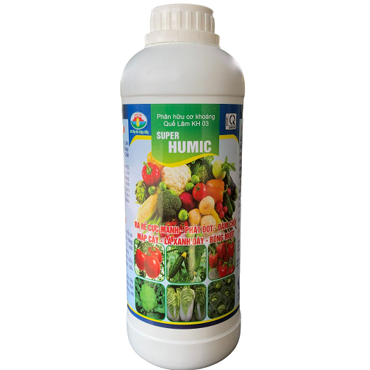 Phân Hữu Cơ Khoáng Quế Lâm KH 03 SUPER HUMIC, Ra Rễ Cực Mạnh - Phát Đọt - Đâm Chồi - Mập Cây - Lá Xanh Dày - Bóng Mượt