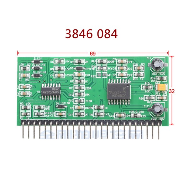 Bo mạch điều khiển dùng ic 3846 và 084c