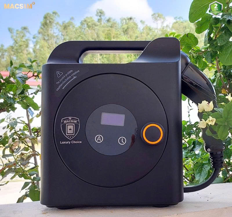 Sạc di động cao cấp ô tô điện Vinfast VF8 ev - Sạc di động cao cấp 3,68KW (6-16A) chính hãng Macsim Giá 10,240,000 Đồng*Miễn phí vận chuyển