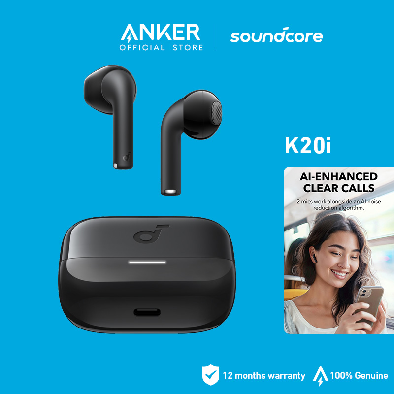 Soundcore by Anker K20i Wireless Earbuds with Mic Wireless Bluetooth 5.3 Earphones 36H Play Time Headphones Bluetooth 13mm Drivers TWS for Android iPhone Laptop