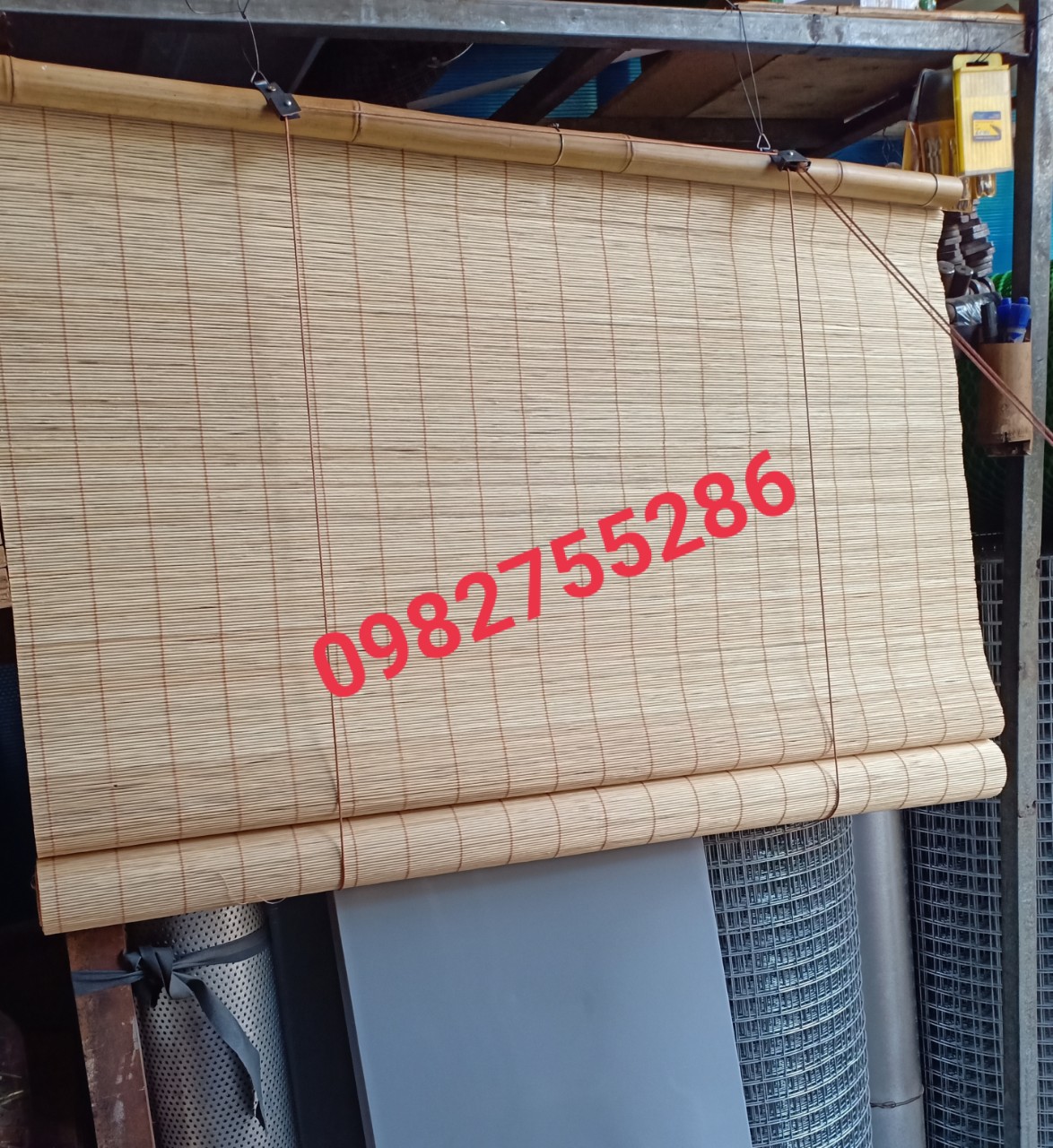 Mành tăm tre, mành che nắng cửa kính 1,2 x 1,5m