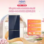 Tủ lạnh 4 cánh Aqua Inverter 522L AQR-MA600XA(KGL)U1 - Bảo hành 2 năm - Freeship toàn quốc