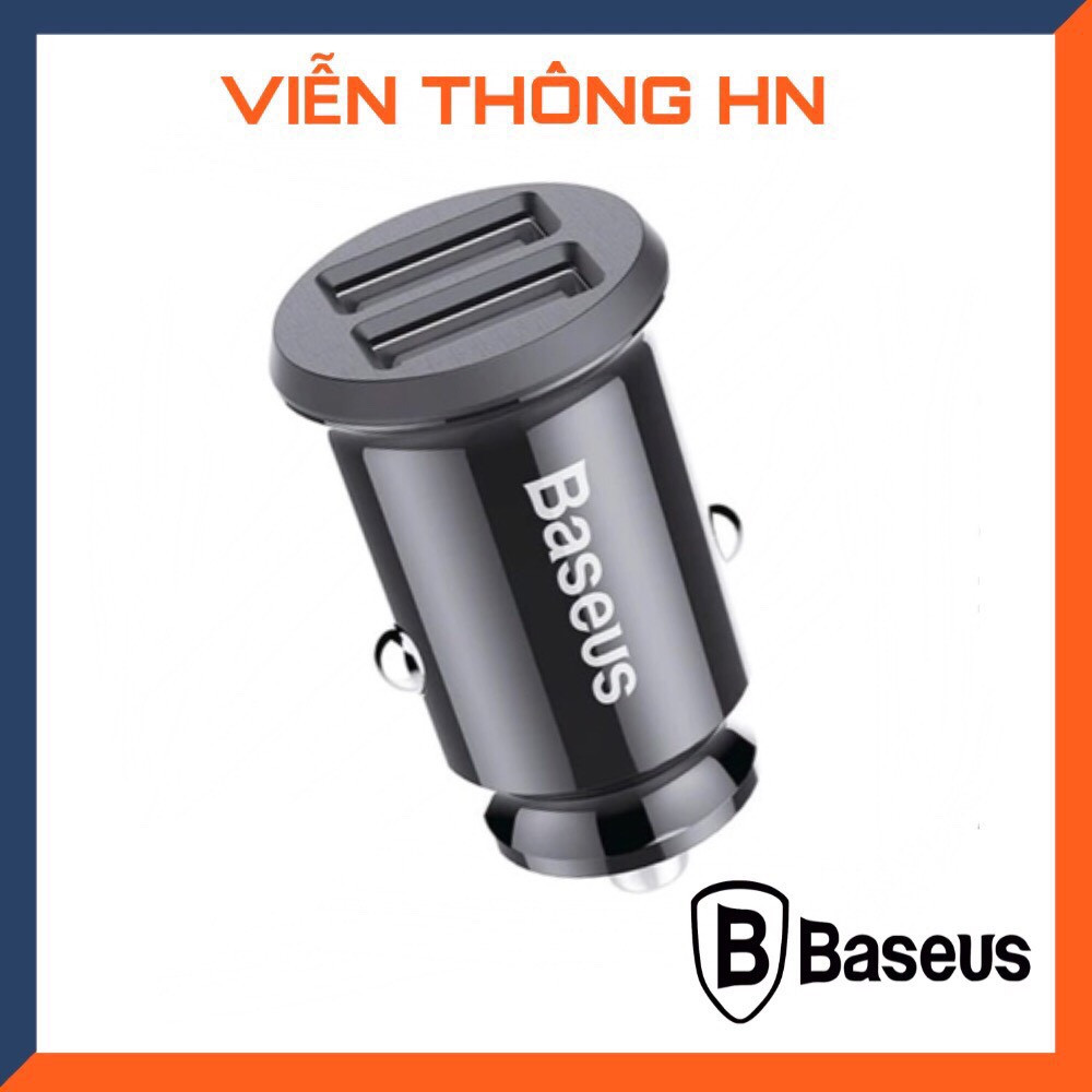 Tẩu sạc ô tô xe hơi nhãn hiệu Baseus ccall-ml01 tích hợp 2 cổng usb dòng ra 3.1a ( Màu đen) ứng dụng cho xe hơi oto ... ứng dụng oto xe hơi ..
