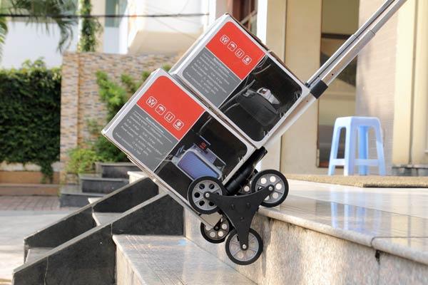Xe kéo đẩy leo cầu thang 6 bánh rút gọn advindeq tl-35/70