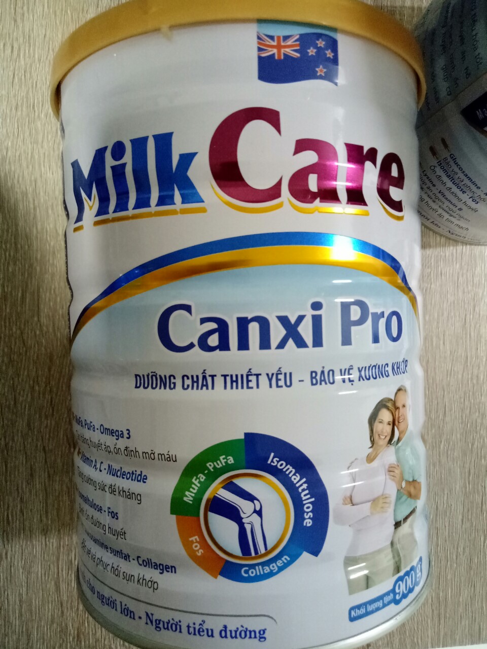Sữa Canxi Pro Milkcare lon 900g, tốt cho xương khớp người lớn