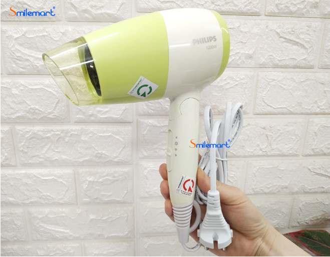 Máy sấy tóc philips bhc015/00 - sấy nóng/lạnh, 1200w, có thể gập gọn