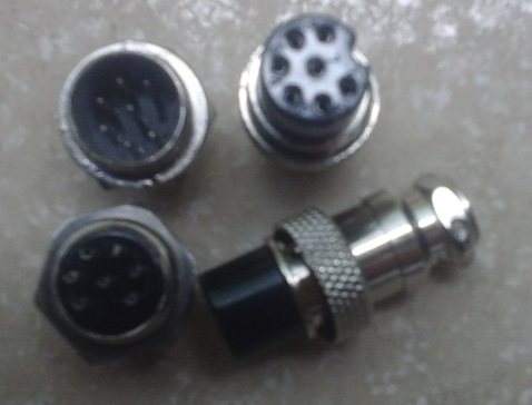 Bộ Giắc Cắm Đực Cái GX16 7 Chân