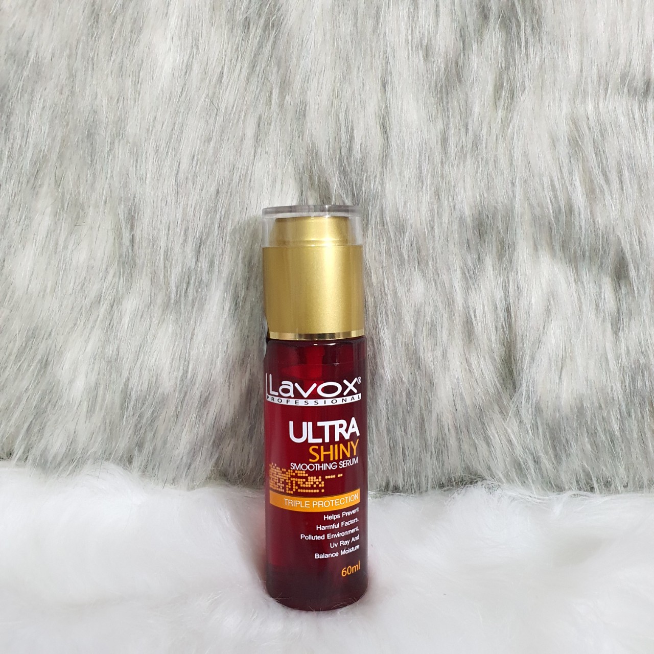 Serum huyết thanh dưỡng bóng tóc lavox ultra shiny smoothing - 60ml