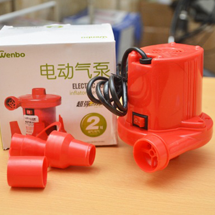 Bơm hơi điện mini 2 chiều, bơm hút chân không, bơm bể bơi, phao bơi nhanh chóng tiện lợi