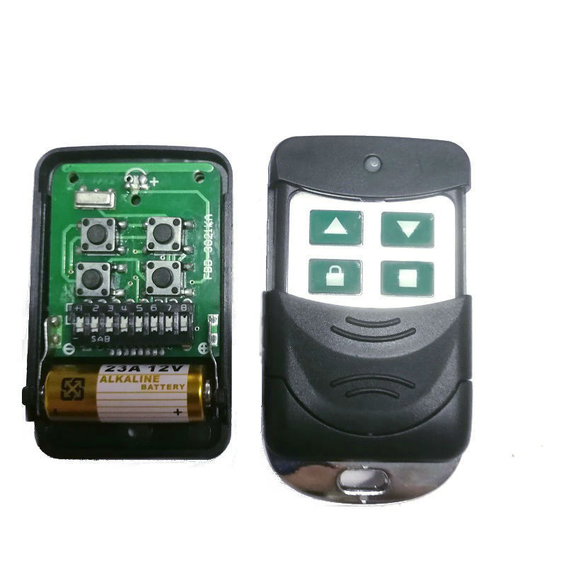 Remote điều khiển cửa cuốn 8 mã gạt sóng 433 MHZ