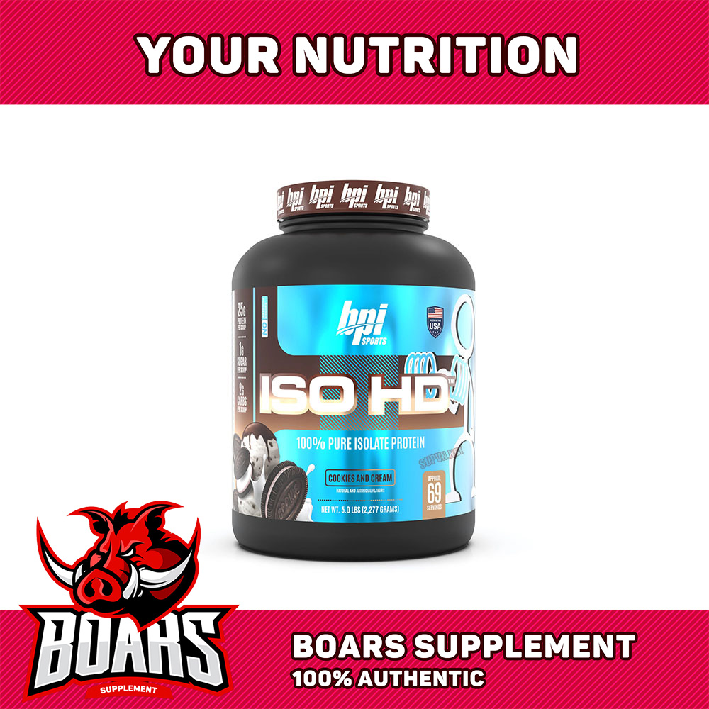 BPI SPORT ISO HD 100% PURE ISOLATE PROTEIN WHEY