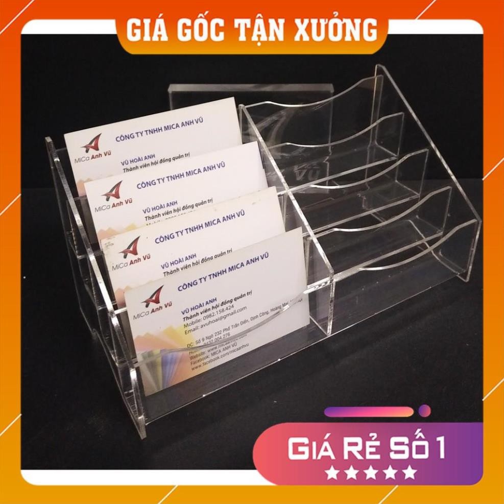 ☸ Bao đựng danh thiếp 1 mảnh 8 ngăn Mica Bao đựng danh thiếp
