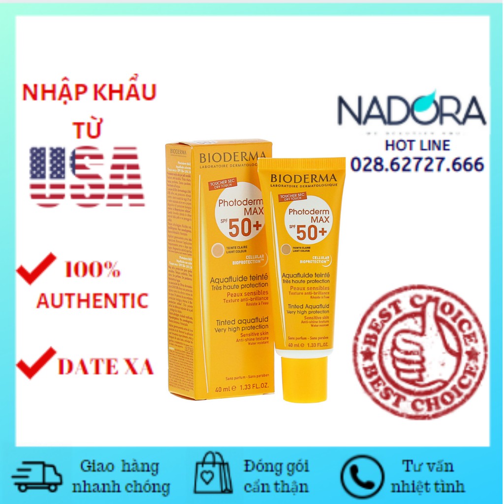 [DATE THÁNG 2/2023] Kem Chống Nắng Bioderma Photoderm Max SPF 50+ (40ml)