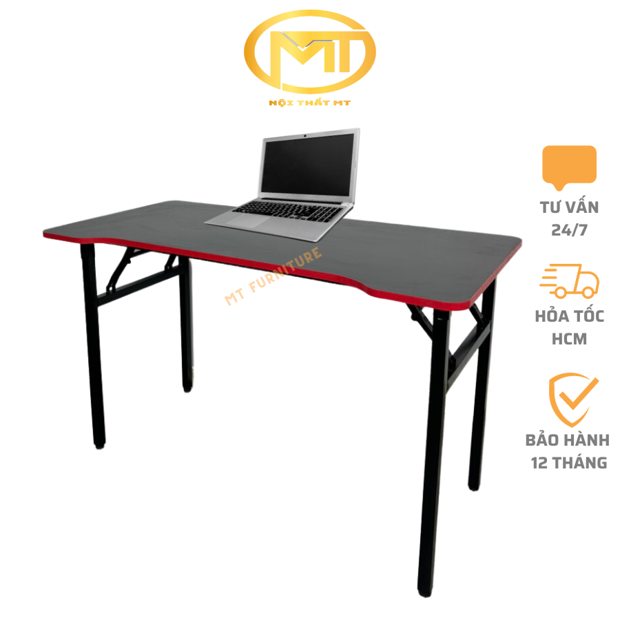 Bàn chân xếp gấp gọn gaming BCXGM. Bàn làm việc, học tập, gấp gọn tiện lợi khi không sử dụng