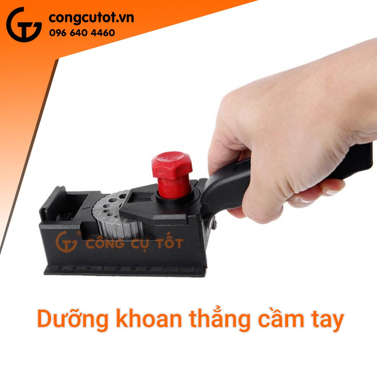 Bộ dưỡng khoan mép 10 lỗ thẳng 3-12mm