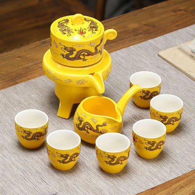 [HÀNG CAO CẤP] Bộ Ấm Chén Pha Trà Cối Xay (Bao gồm 1 ấm trà, 6 chén trà và 1 bộ cối xay)