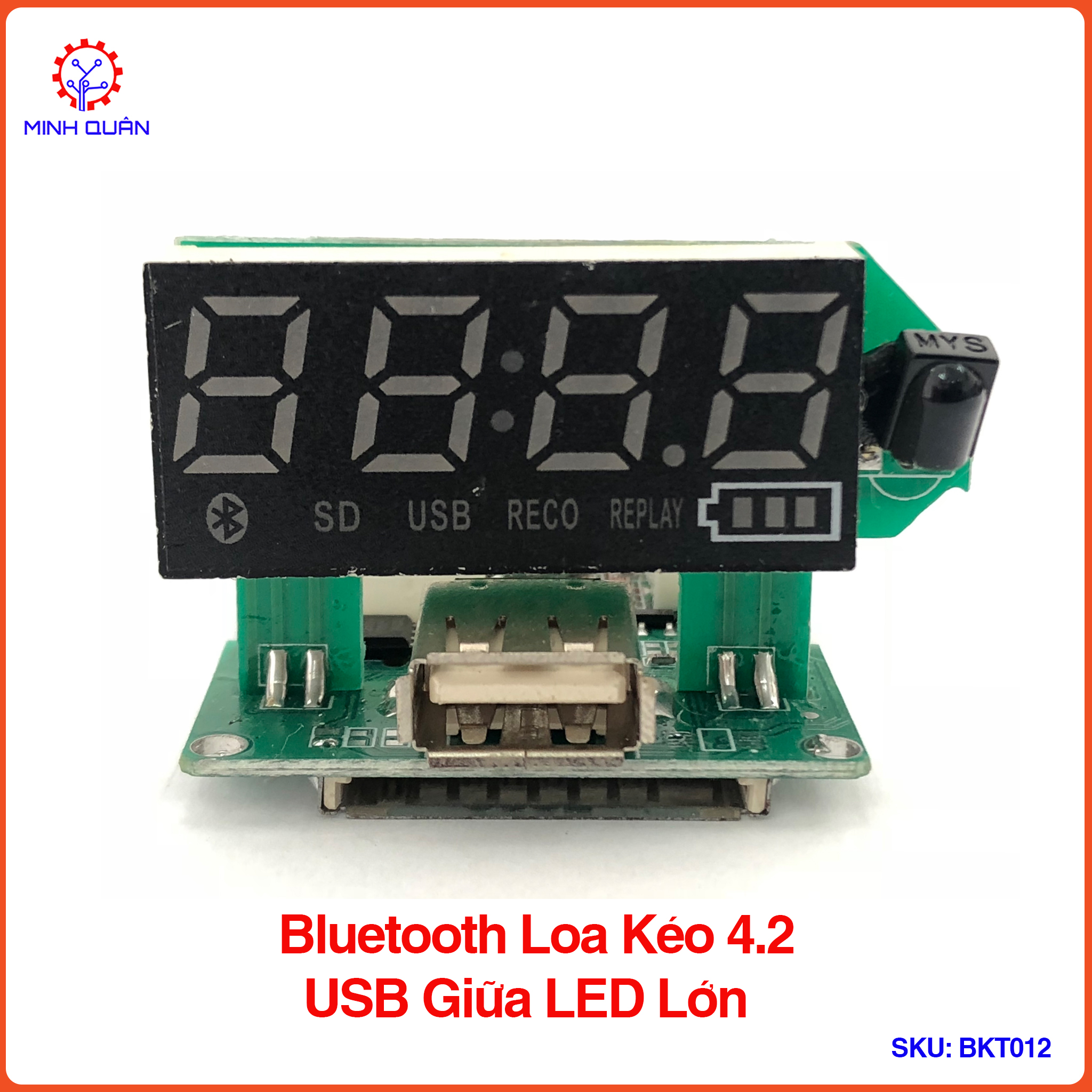 Board Bluetooth Loa Kéo 4.2 LED Lớn