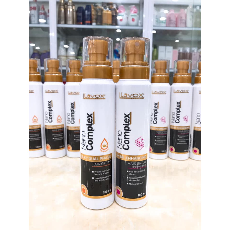 Xịt dưỡng tóc bóng mượt Nano complex, bảo vệ tóc khỏi các tác hại 180ml - Chính Hãng