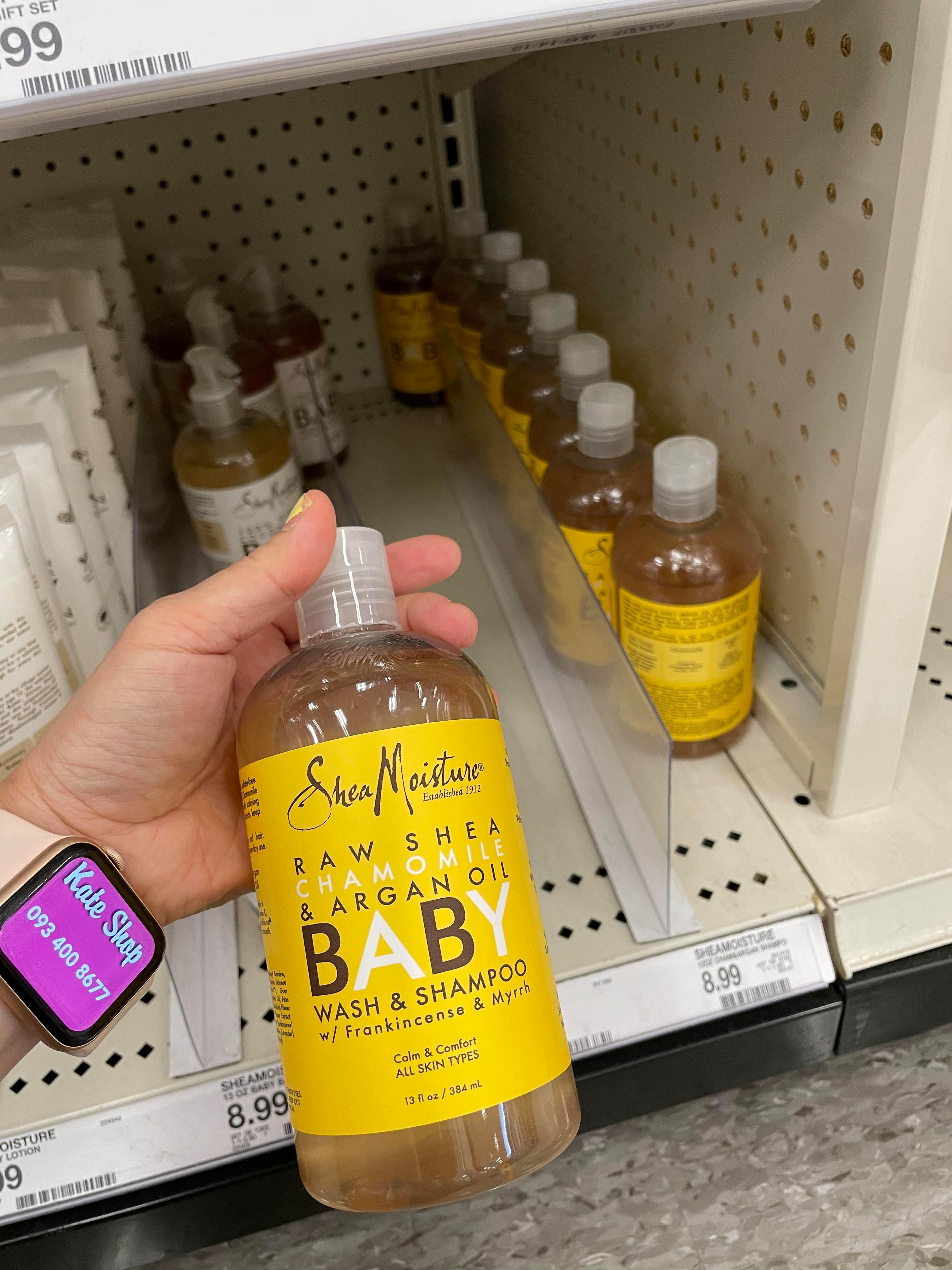 Tắm & Gội Shea Moisture Baby - mùi cúc hàng nội địa Mỹ